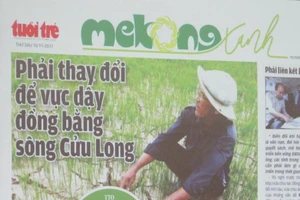Báo Tuổi Trẻ ra chuyên trang Mekong Xanh nói về ĐBSCL