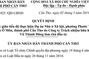 Cần Thơ: Giãn tiến độ một dự án nhà ở xã hội