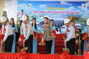 Khởi công xây dựng Đền thờ các Vua Hùng tại Cần Thơ 