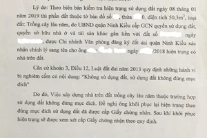 Văn phòng Đăng ký đất đai hứa sửa sai trước tòa