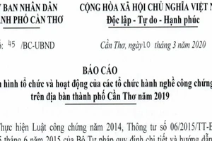 Cần Thơ đề xuất dữ liệu công chứng dùng chung cả nước
