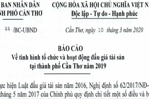 Cần Thơ: Bán đấu giá tài sản nộp ngân sách gần 600 triệu