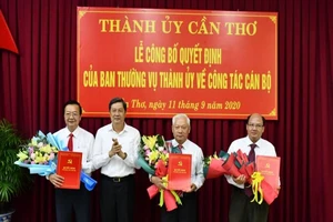 Cần Thơ: Ông Lê Tấn Thủ giữ chức Trưởng Ban Tổ chức Thành ủy