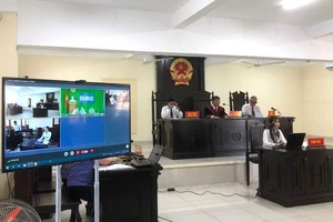 TAND TP Cần Thơ lần đầu tiên xử án trực tuyến