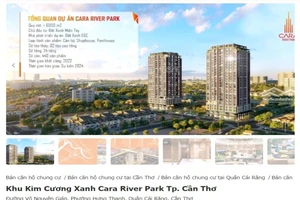 Cần Thơ: 1 chủ đầu tư bị chấn chỉnh vì rao bán căn hộ không đúng sự thật