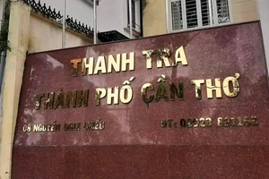 Chánh Thanh tra Cần Thơ bị kỷ luật cảnh cáo về mặt chính quyền