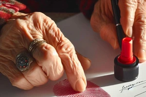 Cô bị tai biến, cháu đưa công chứng tới nhà lăn tay ‘chuyển nhượng đất’ của cô