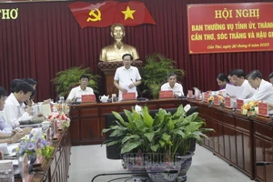 TP Cần Thơ và 2 tỉnh Sóc Trăng, Hậu Giang họp đột xuất cho ý kiến nhiều nội dung quan trọng