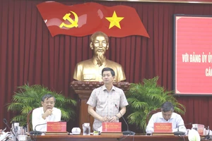 Bí thư Lê Quang Tùng: Khu kinh tế Trần Đề là tương lai của TP Cần Thơ