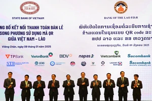 Thanh toán bán lẻ bằng mã QR giữa Việt Nam và Lào