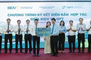 BIDV và QPT hợp tác trồng 240.000 cây xanh tại Đồng bằng sông Cửu Long