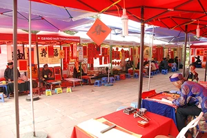 Ông đồ sẽ được thẩm định trình độ trước khi cho chữ