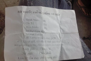 Đắp thuốc vào gan bàn chân để chống tai biến: Chỉ là trò lừa bịp!