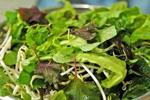 Ăn rau sống - mối nguy ít người biết