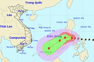 Tin mới về bão siêu Melor gần biển Đông