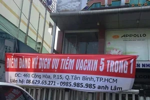 Công ty nhận đăng ký tiêm vaccine dịch vụ trả lại tiền cho khách hàng