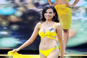 Ngắm thí sinh Hoa hậu Hoàn vũ diện bikini nóng bỏng
