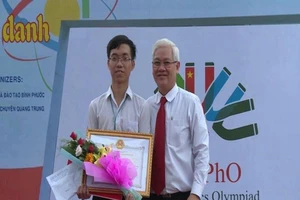Bình Phước vinh danh HS đoạt HC vàng Olympic vật lý châu Á