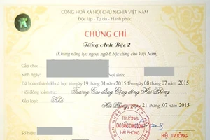 20 công chức bị 'treo' vì chứng chỉ tiếng Anh có vấn đề
