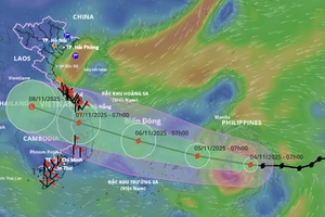 Bão KALMAEGI mạnh thêm 1 cấp, sớm mai sẽ phát tin bão khẩn cấp