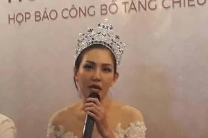 Hoa hậu công bố 'công trình khoa học' kéo dài chân 6 cm