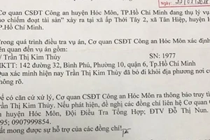 Truy tìm người liên quan vụ lừa đảo ở Hóc Môn