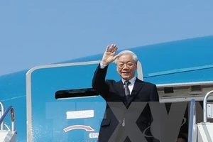 Tổng Bí thư lên đường thăm Liên bang Nga