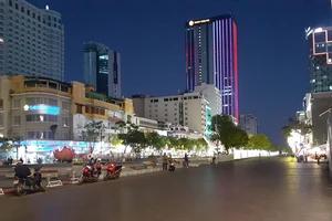 TP.HCM: Đường hoa, hội hoa xuân... vắng ngắt người tối 28 Tết