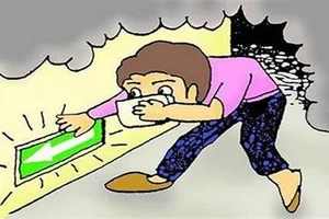 “Nếu xảy ra cháy, mình có thể thoát thân bằng cách nào?” 
