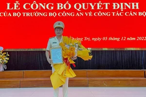 Quảng Trị có tân Phó Giám đốc Công an tỉnh