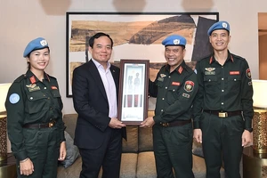 Phó Thủ tướng gặp Tổ công tác đang làm nhiệm vụ tại phái bộ Nam Sudan