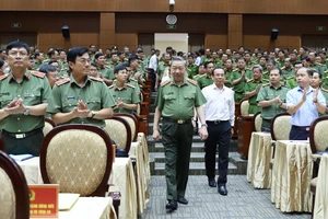 Bộ trưởng Tô Lâm dự Hội nghị tổng kết công tác năm 2023 tại Công an TP.HCM