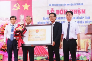 Đình làng nơi phát hiện Yoni ngàn năm tuổi đón nhận bằng di tích lịch sử