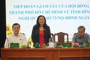 Chủ tịch HĐND TP.HCM Nguyễn Thị Lệ chủ trì buổi giám sát với UBND TP Thủ Đức.