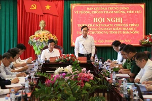 Kiểm tra công tác phòng, chống tham nhũng, tiêu cực tại Đắk Nông