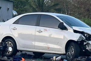 1 cán bộ trại giam đóng ở Khánh Hòa gây tai nạn, trong hơi thở có nồng độ cồn