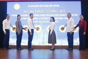 TP Thủ Đức ra mắt phần mềm quản lý án hành chính và ứng dụng xử phạt vi phạm hành chính