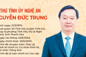 100% đại biểu thống nhất bầu ông Nguyễn Đức Trung làm Bí thư Tỉnh ủy Nghệ An