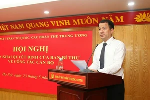 Ban Bí thư điều động Bí thư Trung ương Đoàn về MTTQ Việt Nam 