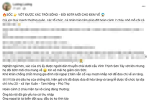 Xác minh thông tin 'vớt được thi thể, đòi 60 triệu mới cho mang về'