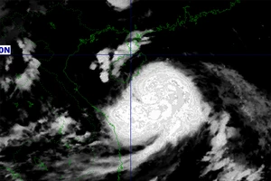 Bão số 5 giật cấp 15 đang cách Nghệ An, Hà Tĩnh khoảng 600 km