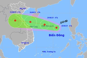 2 ngày tới, áp thấp nhiệt đới vào vùng biển Nghệ An – Đà Nẵng