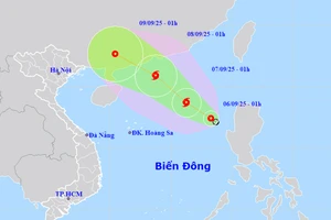 Áp thấp nhiệt đới trên Biển Đông khả năng mạnh lên thành bão 