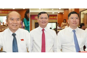 Các ông Trần Văn Bảy, Nguyễn Công Vinh và Hoàng Nguyên Dinh làm Phó Chủ tịch UBND TP.HCM