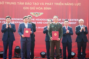 Bộ Công an có thêm trung tâm huấn luyện gìn giữ hòa bình tiêu chuẩn quốc tế