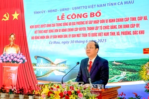 Huy động nguồn lực, phát huy lợi thế để Cà Mau phát triển nhanh, bền vững