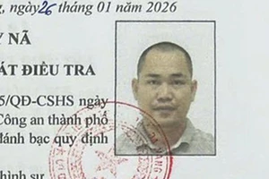Truy nã đặc biệt bị can cầm đầu đường dây cá độ bóng đá tại Đà Nẵng