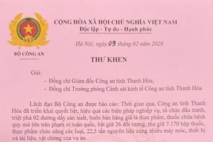 Bộ Công an khen thưởng Công an tỉnh Thanh Hóa triệt phá hai đường dây hàng giả quy mô lớn