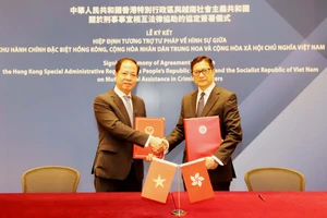 Việt Nam và Hong Kong ký Hiệp định tương trợ tư pháp về hình sự