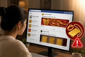 Sập bẫy mua vàng qua mạng: Mất trắng 800 triệu đồng trong tích tắc